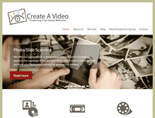 Tablet Screenshot of createavideo.com